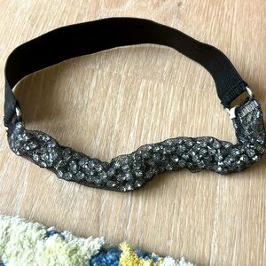 Rhinestone mesh headband